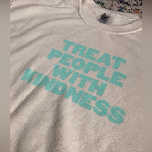NEW Harry Styles Merch Treat people with kindness crewneck sweater | official - Picture 2 of 10